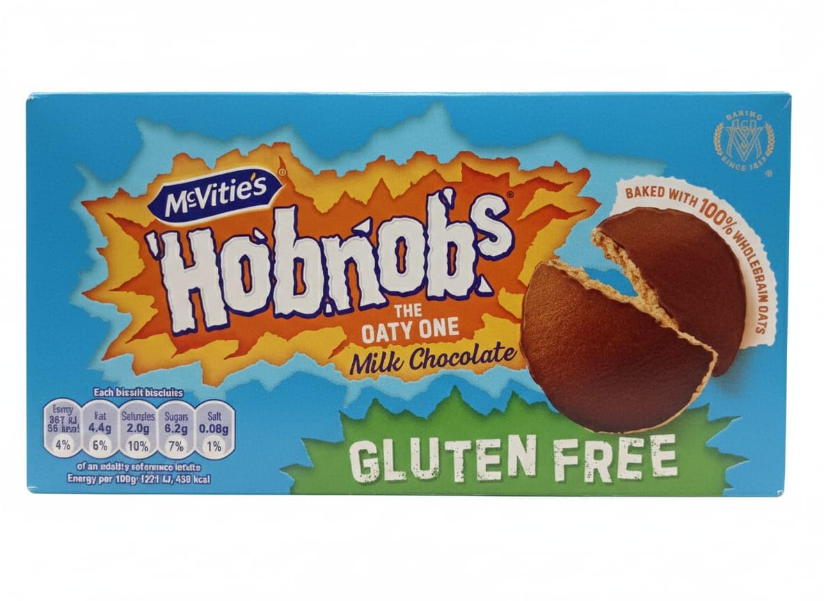 McVitie's Hobnobs Milk Chocolate Biscuits, Gluten Free, Oaty, 150g-image-20