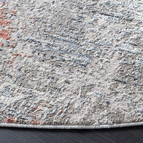 Safavieh Dream Collection Contemporary Rug for Living Room Dining Room Bedroom Short Pile Grey and Multi 3ft x 60 Inch - Image 4