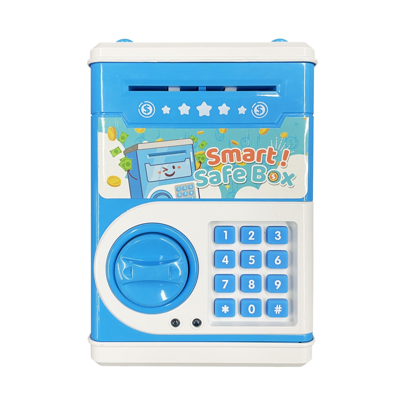 Amazon.co.jp: Brekya ミニATM貯金箱 セキュリティマシン 子供への最高のギフト 電子コード貯金箱 自動スクロール紙 貯金箱 コインバンク  男の子 女の子 パスワードロック : おもちゃ Brekya ミニATMブタ貯金箱 セキュリティマシン 子供への最高のギフト 電子コード貯金箱 ...