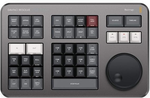 Blackmagic Design Davinci Resolve Speed Editor Keyboard with Davinci Resolve Studio Activity Card