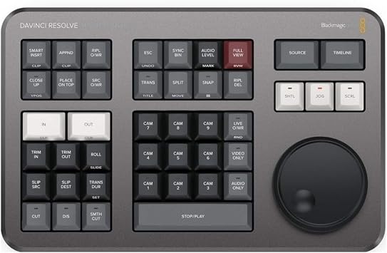 Blackmagic Design Davinci Resolve Speed Editor Keyboard with Davinci Resolve Studio Activity Card