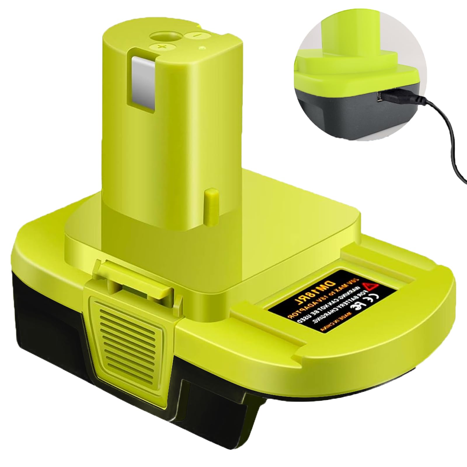 DM18RL for DeWalt&for Milwaukee 18V Battery Convert for Ryobi 18V Tools
