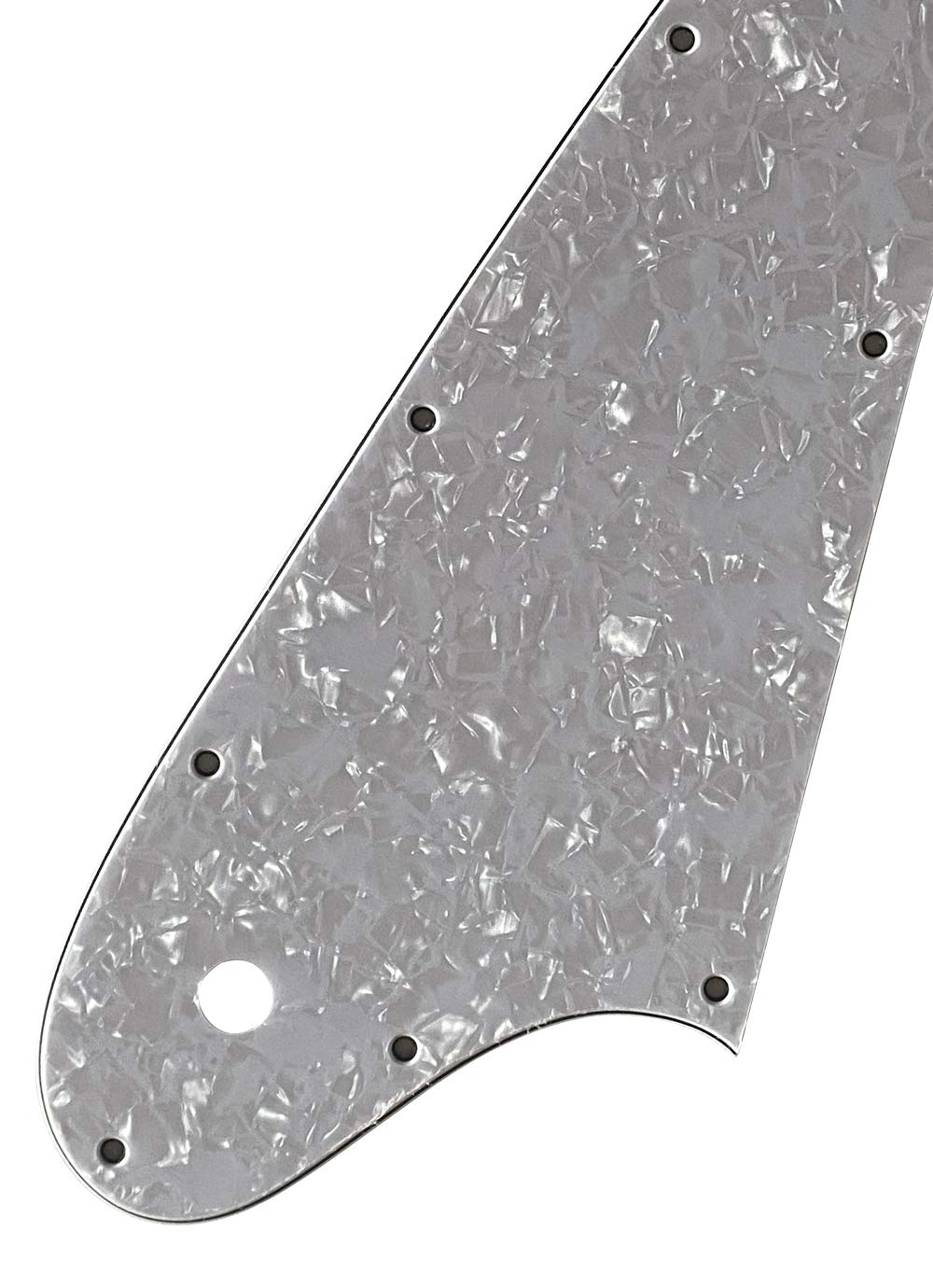 Custom Guitar Pickguard For Standard Firebird Style Guitar (4 Ply White Pearl)