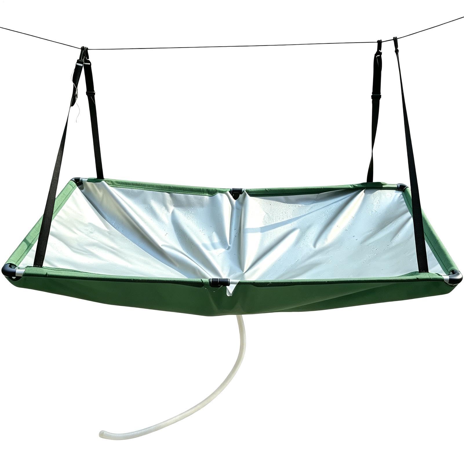 Rainwater Collection System With Hose, Reusable Water Storage Bag