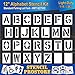 Pavement Stencils - 12 inch Alphabet KIT Stencil Set - (28 Piece) - 12