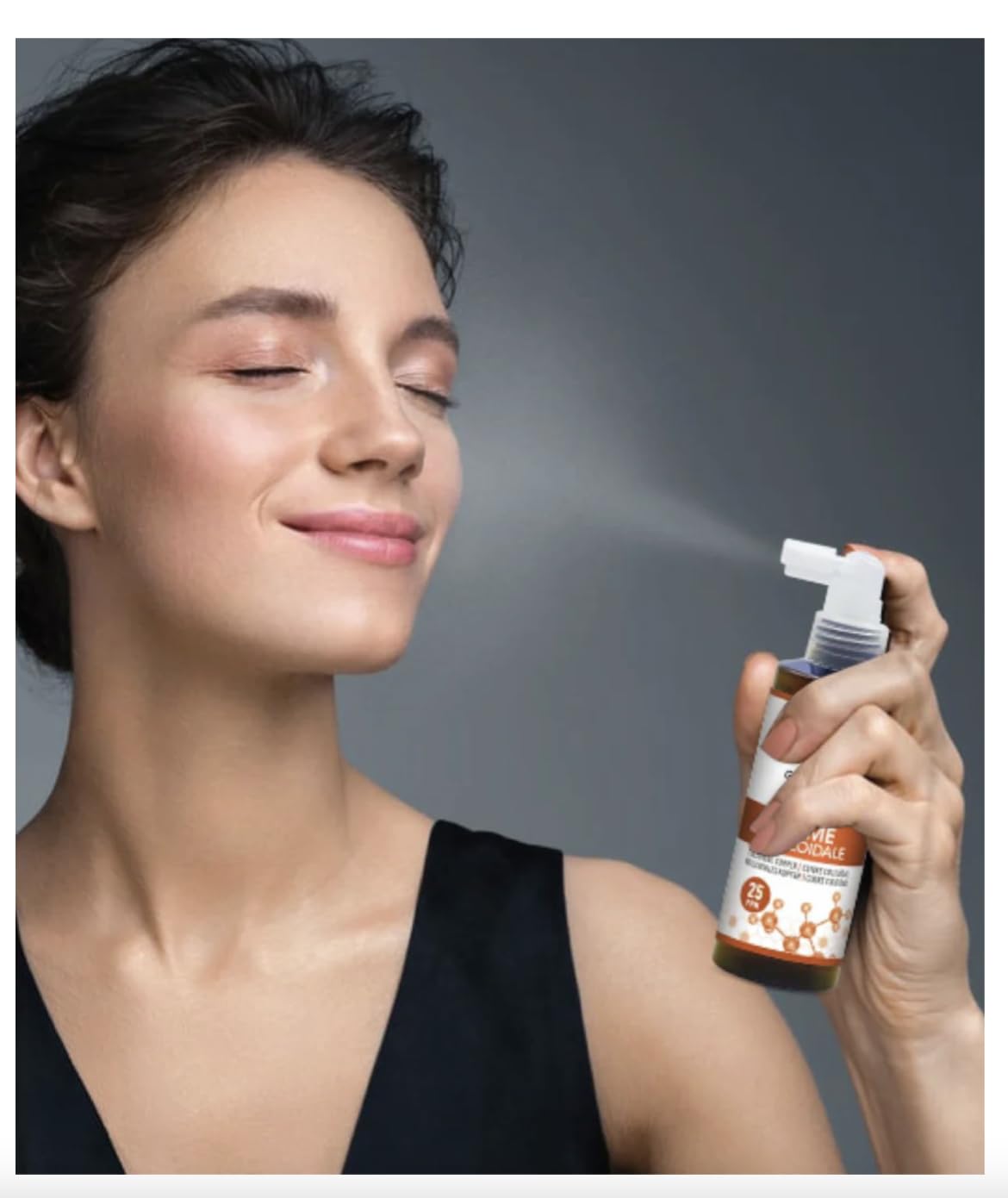 Rame colloidale sublinguale ultraconcentrato. SPRAY di nuova generazione Integratore colloidale attivo. Ogni flacone contiene 100 ml. 25 ppm, concentrazione di principio attivo PIÙ ALTA sul mercato.