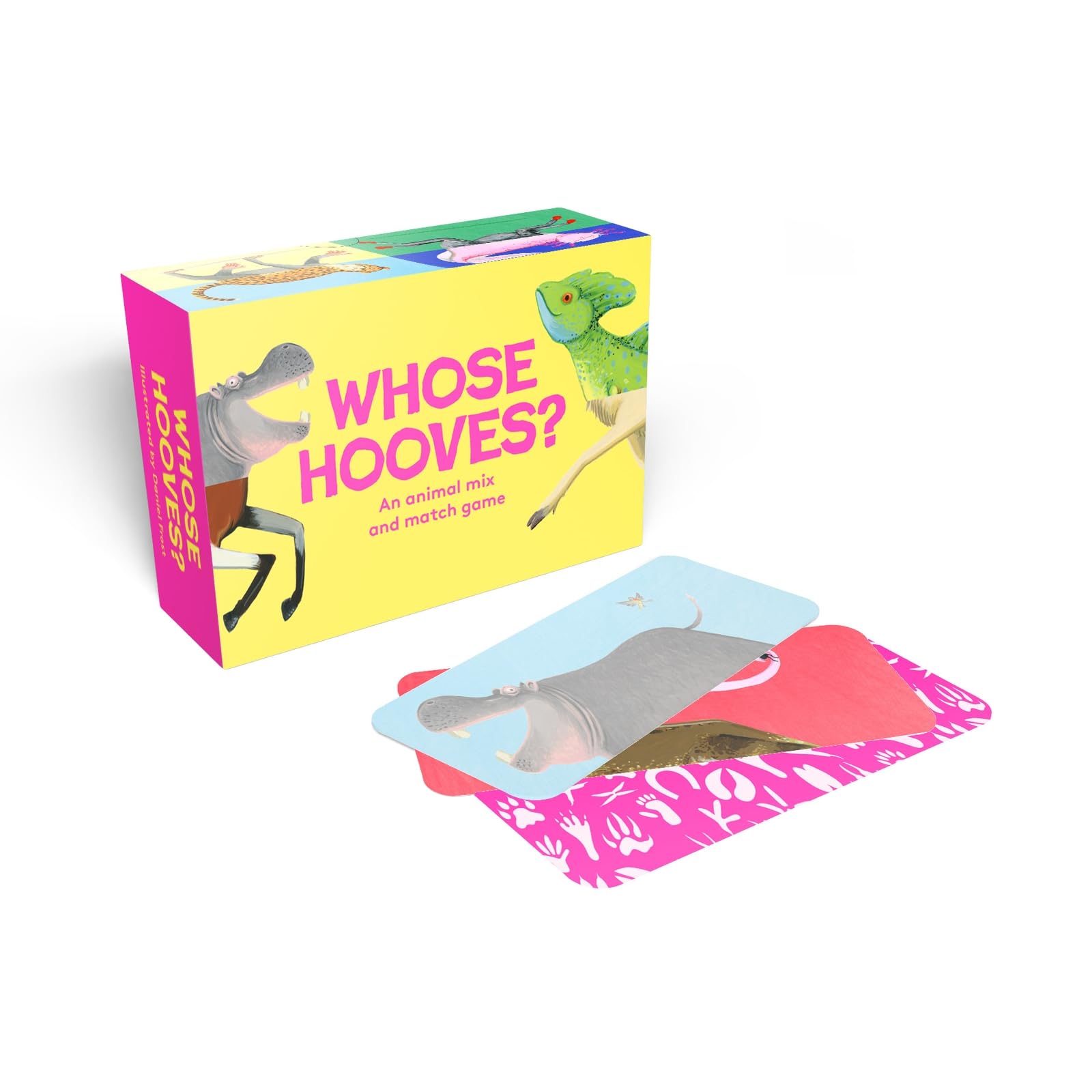 Whose Hooves?: An animal mix and match card game by Daniel Frost