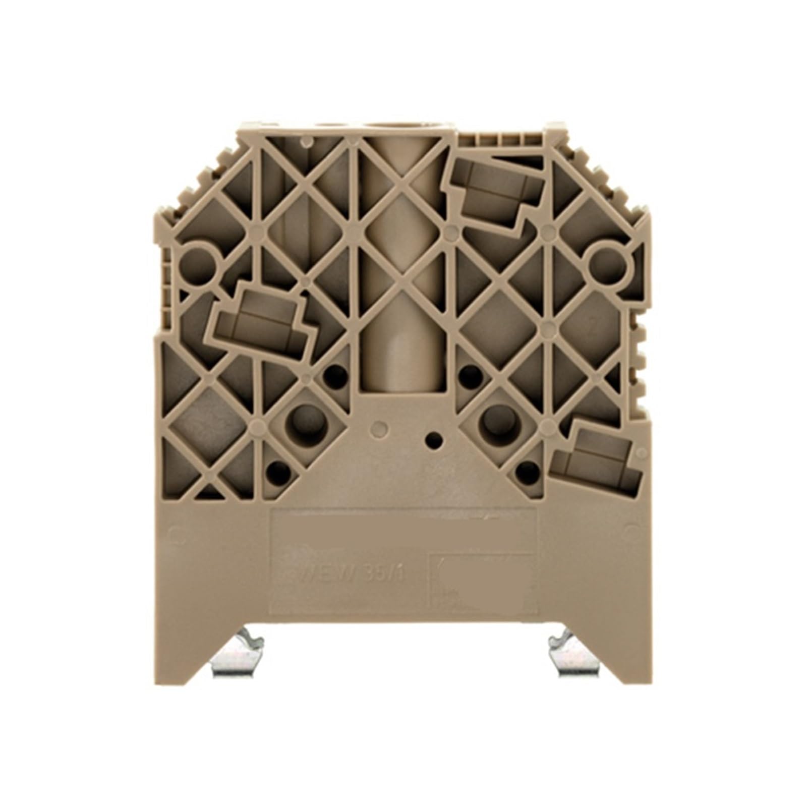 Borne de queue accessoire fixation de borne WEW 35/1 pour support rail vertical