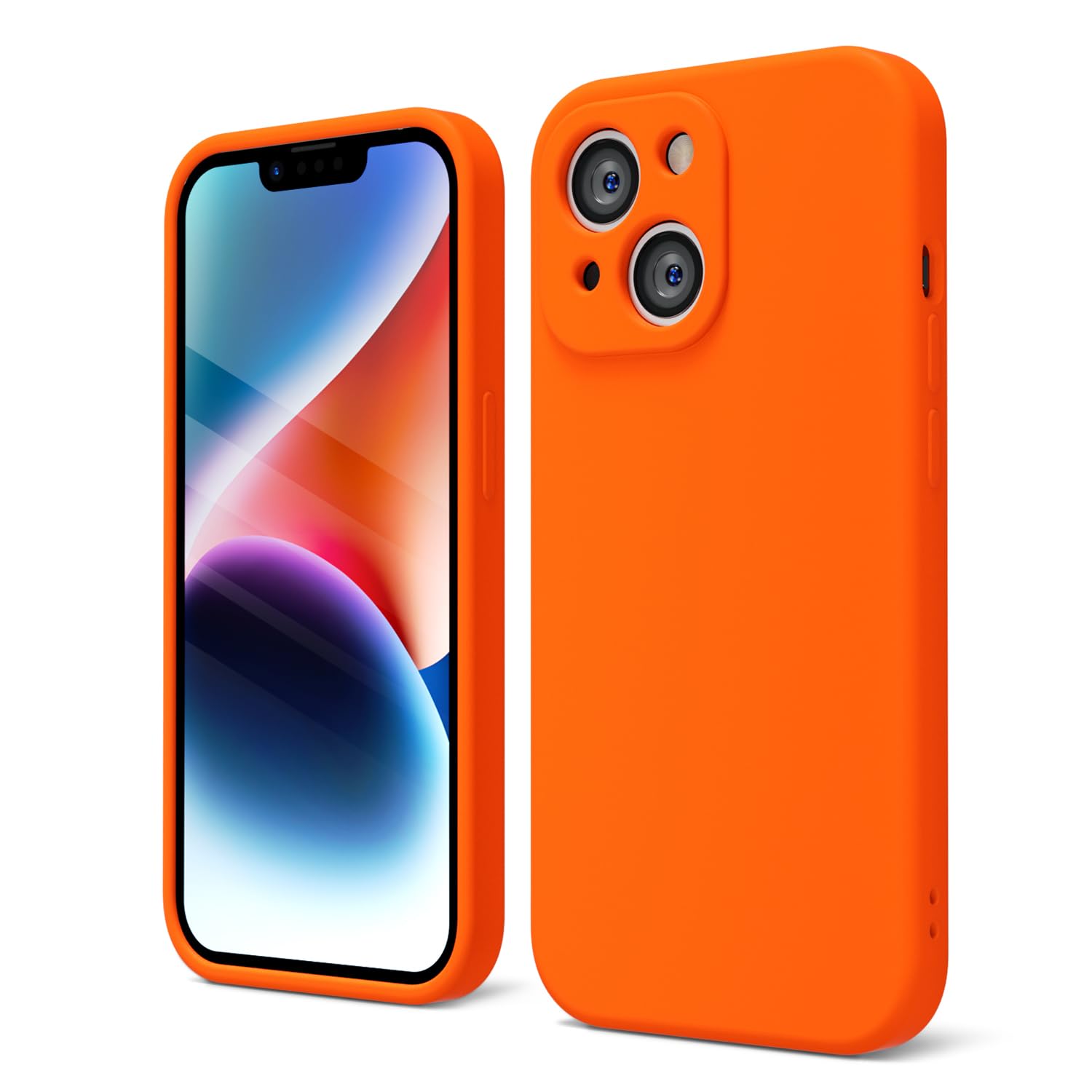oakxco for iPhone 16 Pro Max Case Liquid Silicone, Soft Rubber Gel Elegant Aesthetic Basic Simple Cover, Cute Thin Slim TPU Matte Solid Color Plain Smooth Case for Women Girl, Light Pink — view 1593