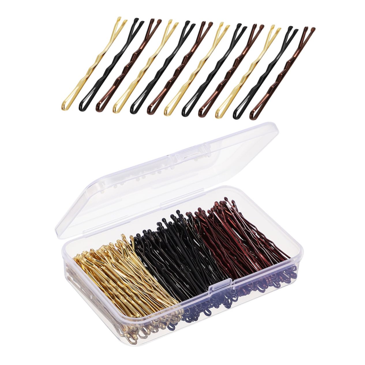 CALLARON 900piezas Horquilla Ondulada para Mujer Pinza Invisible para Recogidos Pinzas Delicadas para Peinar y Sujetar el Pelo para Peinados Creativos