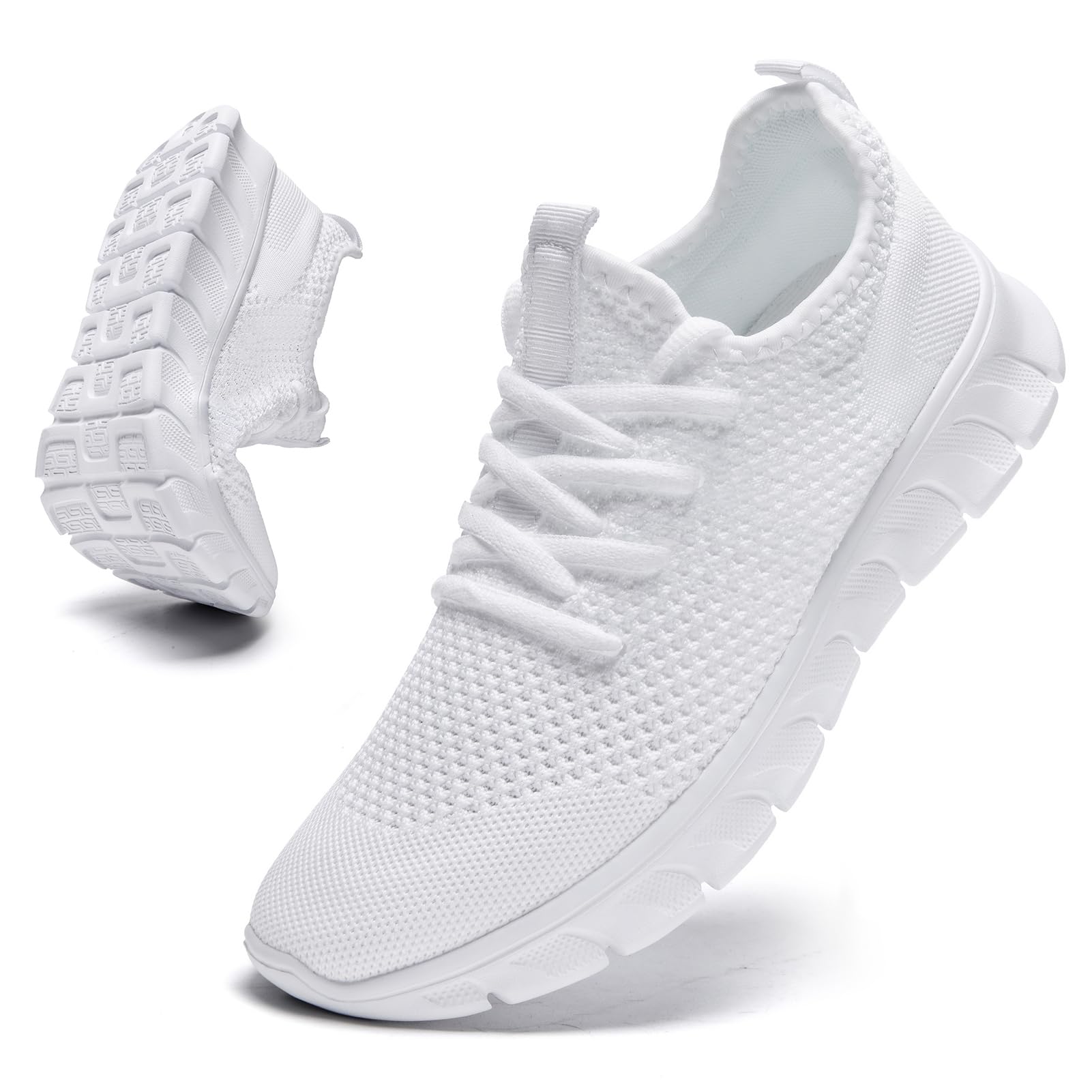 Mens Lightweight Running Shoes Slip On Walking Tennis Gym Shoes Fashion Sneakers