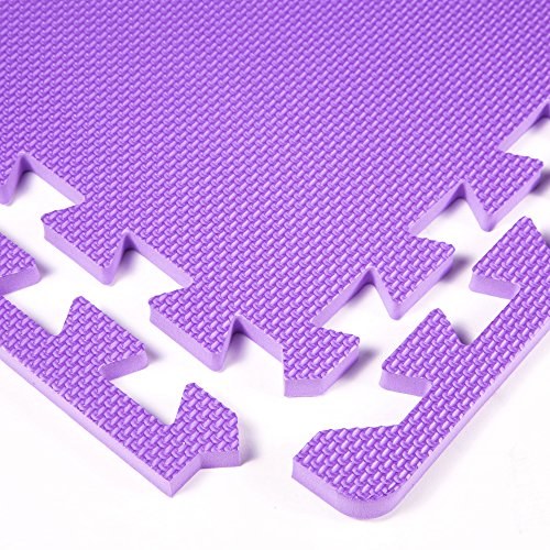 IncStores 1/2 Inch Thick Rainbow Playmat Foam Flooring Tiles Vibrant