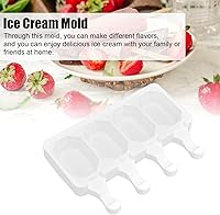 Vista 2 de Herramienta de helado, herramienta de barra de hielo de silicona multirejilla, a prueba de calor, reutilizable, herramienta para hacer helados