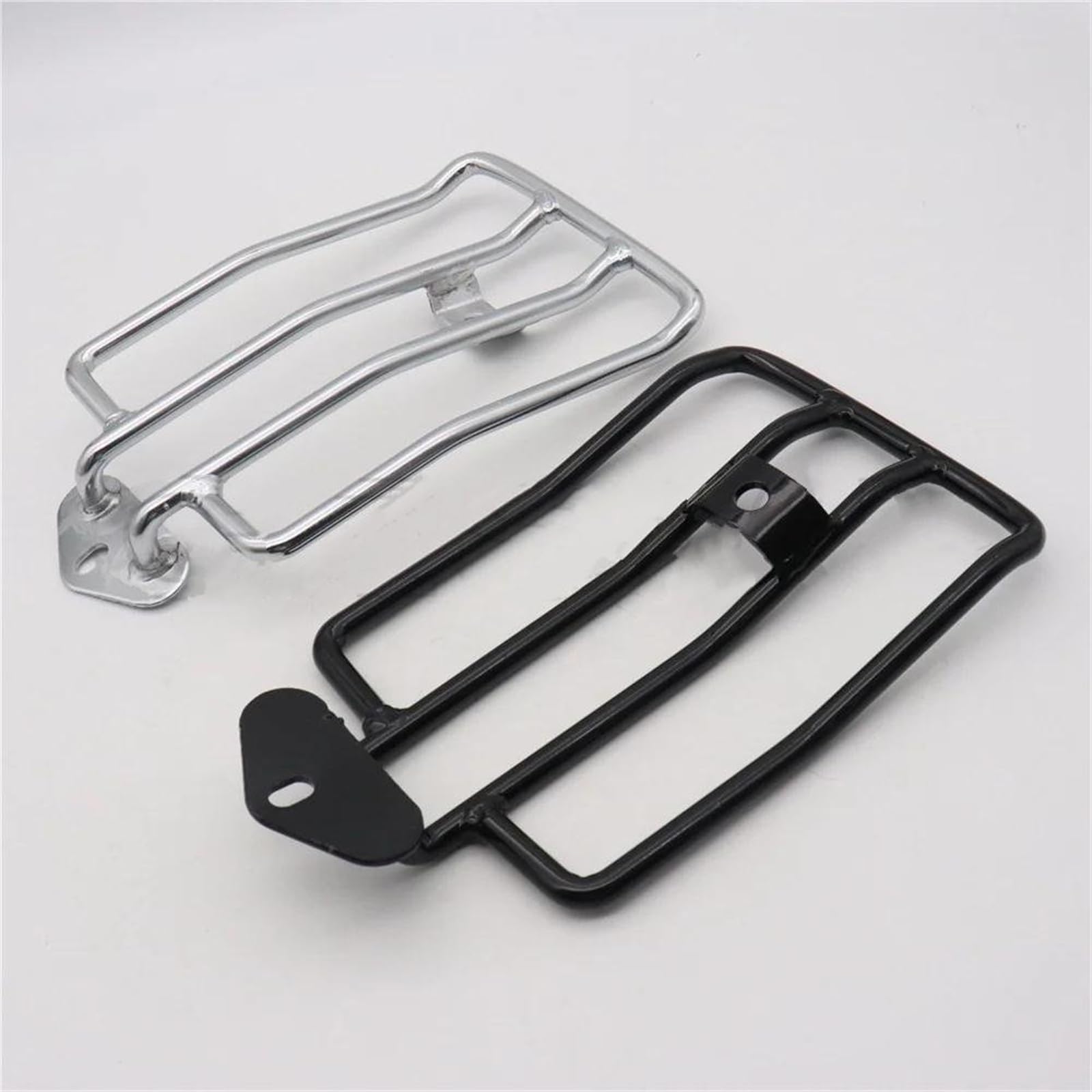 Durable et robuste Porte-bagages De Garde-boue Arrière Pour Siège Solo Moto, Pour Harley XL Sportsters Iron 48 883 XL1200 2004 – 2019(Argent)
