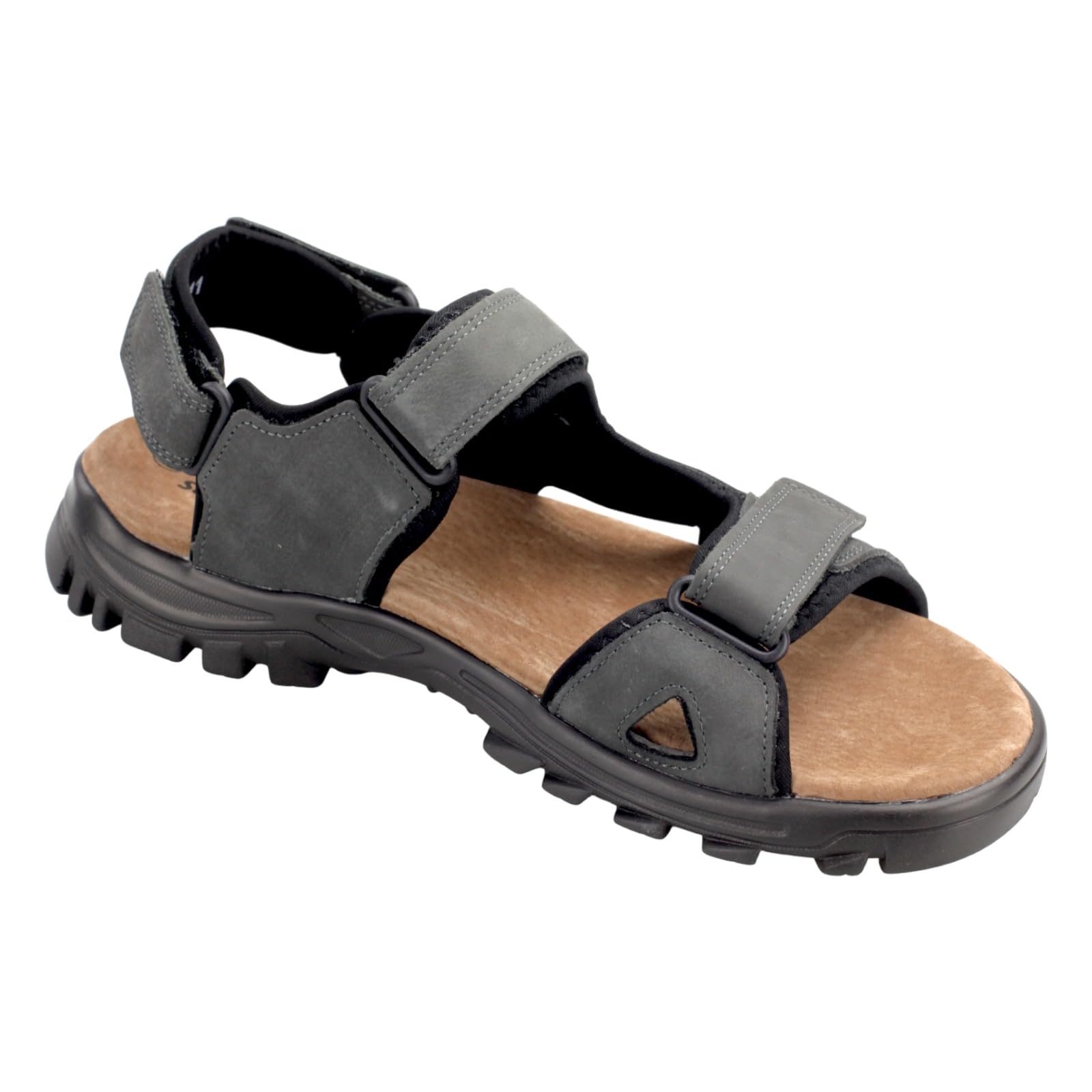 Herren Sandale 47 48 49 Übergröße Leder Outdoorsandalen Trekkingsandalen 1111