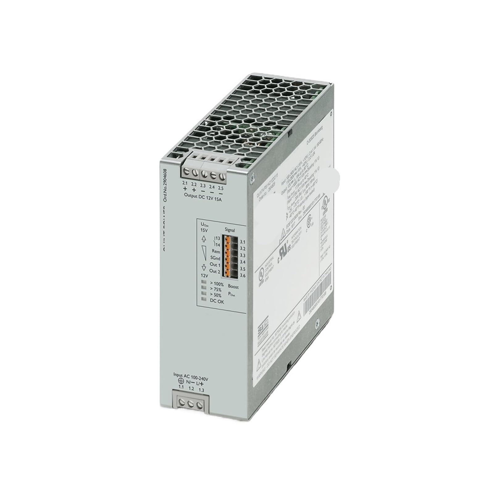 BRODEFUP 2904608 1AC/12DC/15 12VDC/15A Switching Power Supply