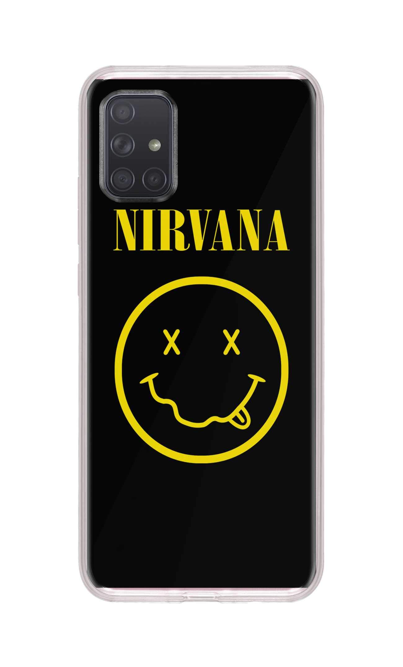 Stylizedd Case Compatible with Samsung Galaxy A51 Classic Clear Case Soft TPU Gel Thin Transparent Flexible Cover [ Designed Case for Samsung Galaxy A51 ] - Nirvana