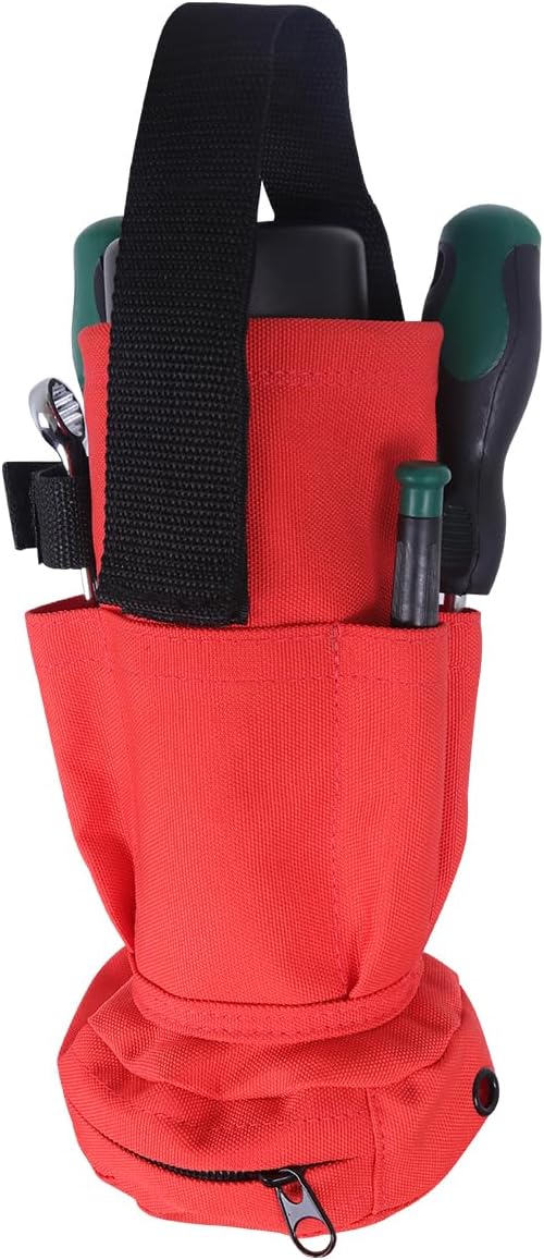 Spray Can Holster, Spray Bottle Holder Belt for Paint Holder Made of Strong Nylon Webbing with a Heavy Duty Plastic Belt Clip (with Zipper)