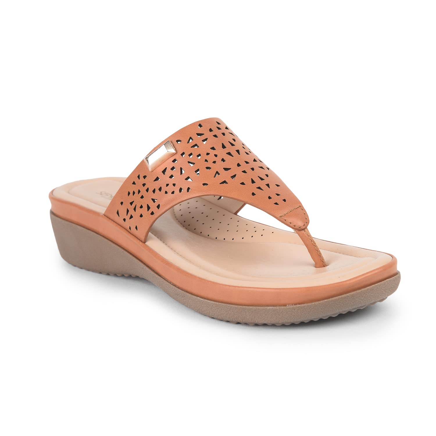 Liberty Senorita MMJ-513 Casual Thong For Women (Tan_4) (B09XL63RCF) Amazon Price History, Amazon Price Tracker