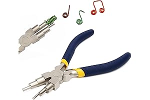 6-in-1 Bail Making Pliers: Bend Wire Loops, Jump Rings Effortlessly!