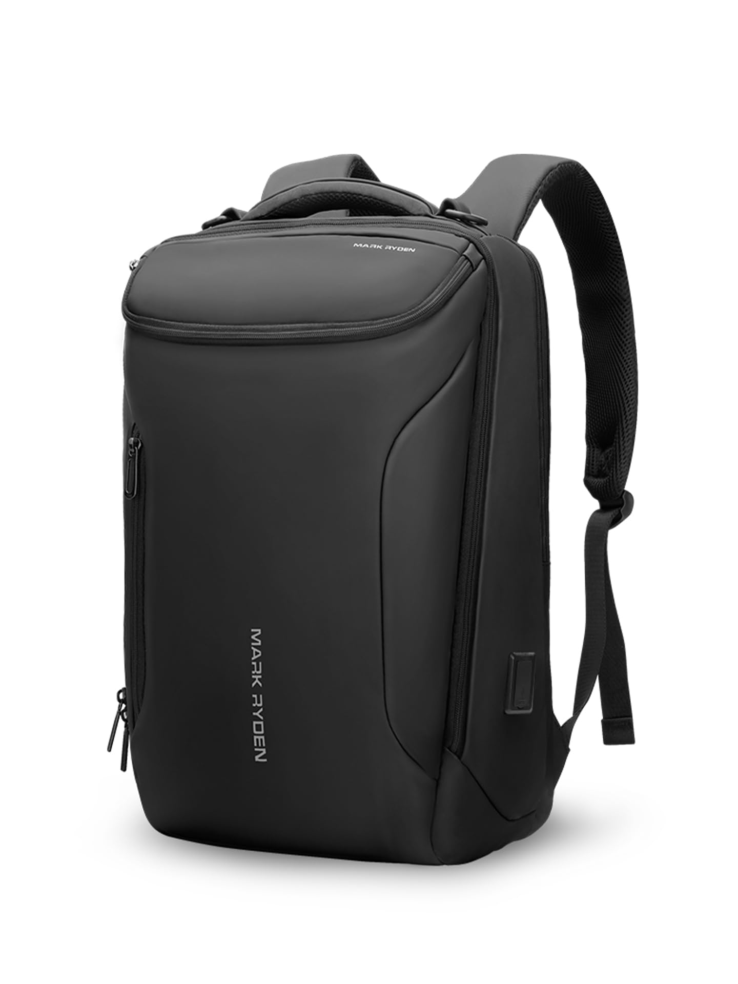 MARK RYDEN Business Backpack for Men, Waterproof High Tech Backpack with Sport Car Shape Design and USB Charging Port