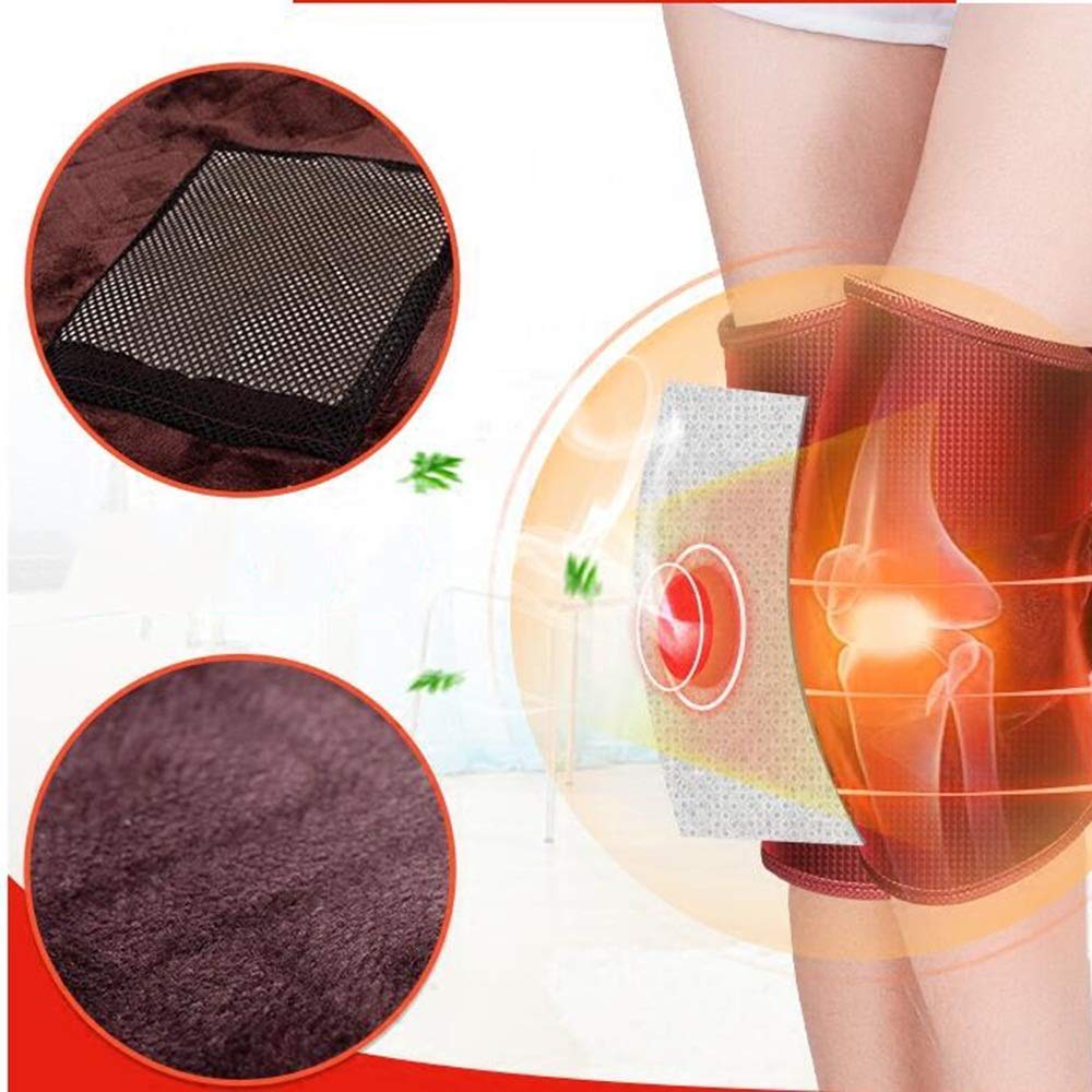 SHT Masajeador de piernas, Rodillera eléctrica, Masaje de vibración de la articulación de la Rodilla, Masajeador de vibración de la Rodilla, (1 par)