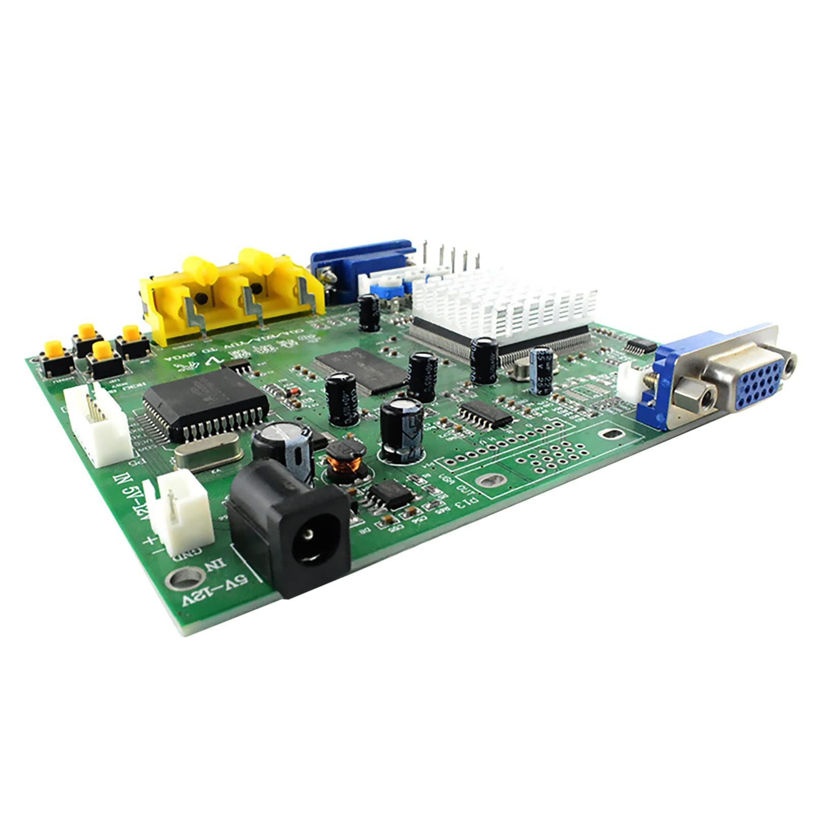 ZEZEFUFU Konwerter wideo do gier CGA/EGA/YUV/RGB na VGA HD Arcade Game Monitor do LCD CRT