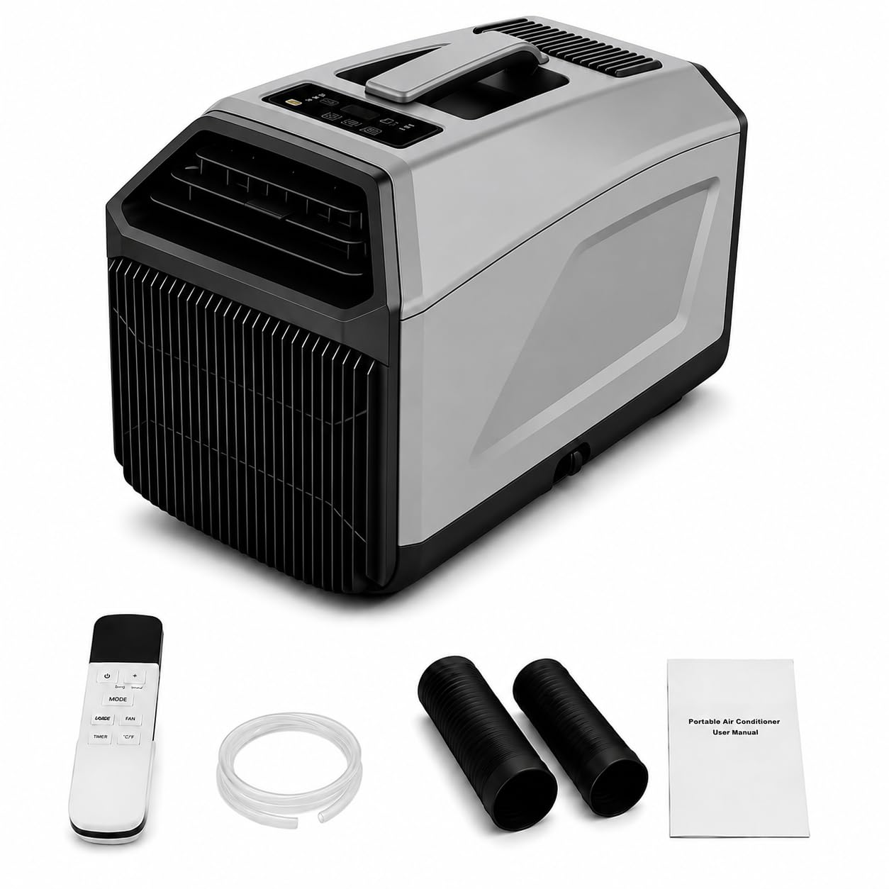 KPOUYYDS Van Life AC, Portable Air Conditioner - 4500/5100 BTU Dual Hose Camping AC Unit, 330W Low Draw, 36dB Quiet for RV, Tent, Truck Cabins, Off-Grid Living 4500BTU/AC