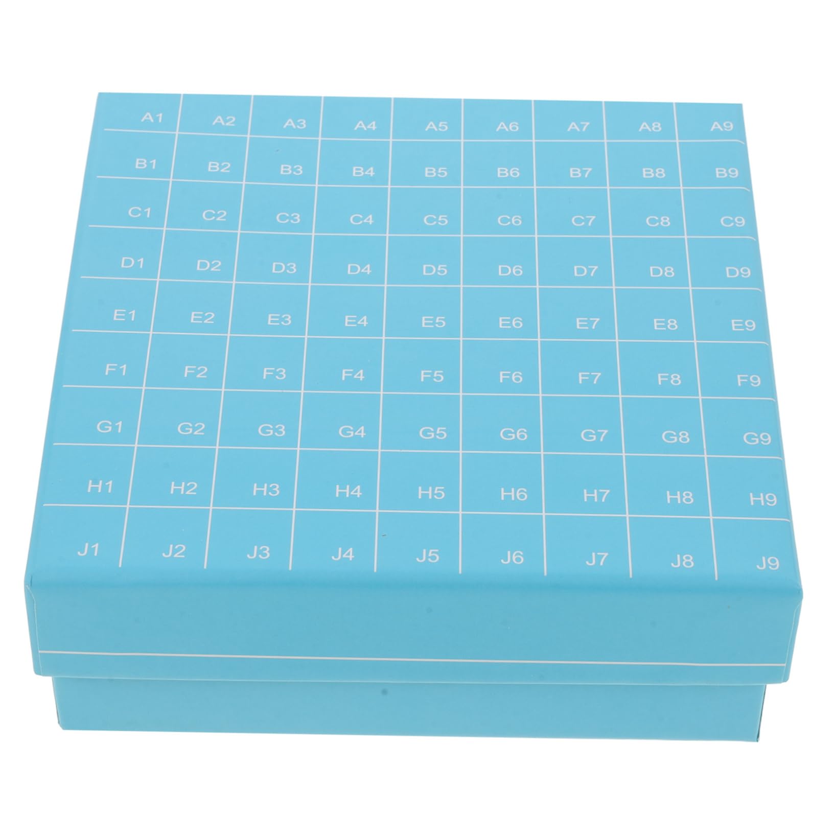 PRETYZOOM 5 Pezzi Scatola per tubi criogenici organizzatore del congelatore riutilizzabile laboratorio supporto per provette da centrifuga contenitore tubolare plastica