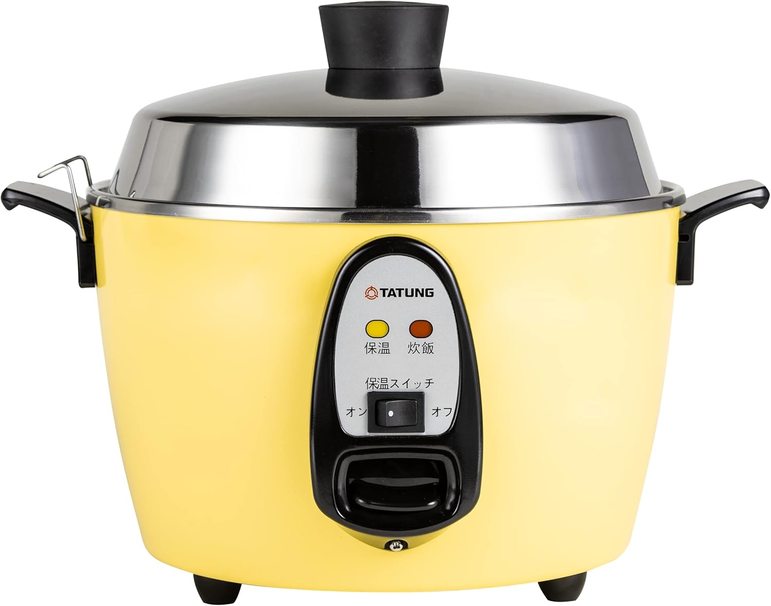 【TATUNG 公式販売店】大同電鍋(電気釜) 炊飯器 6合 外鍋ステンレス製ーきはだ色ー Ｍサイズ 【正規品】