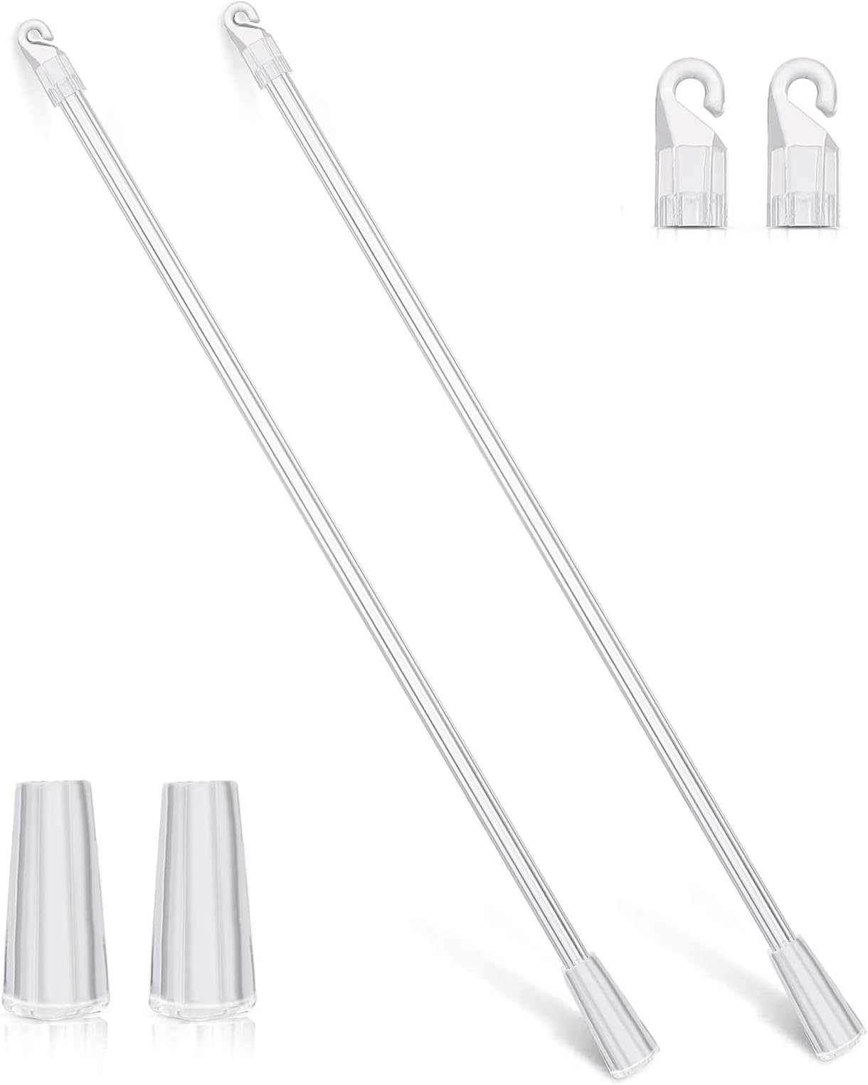 Grevosea 2 Pieces 12 Inches Blind Wand Vertical Blinds