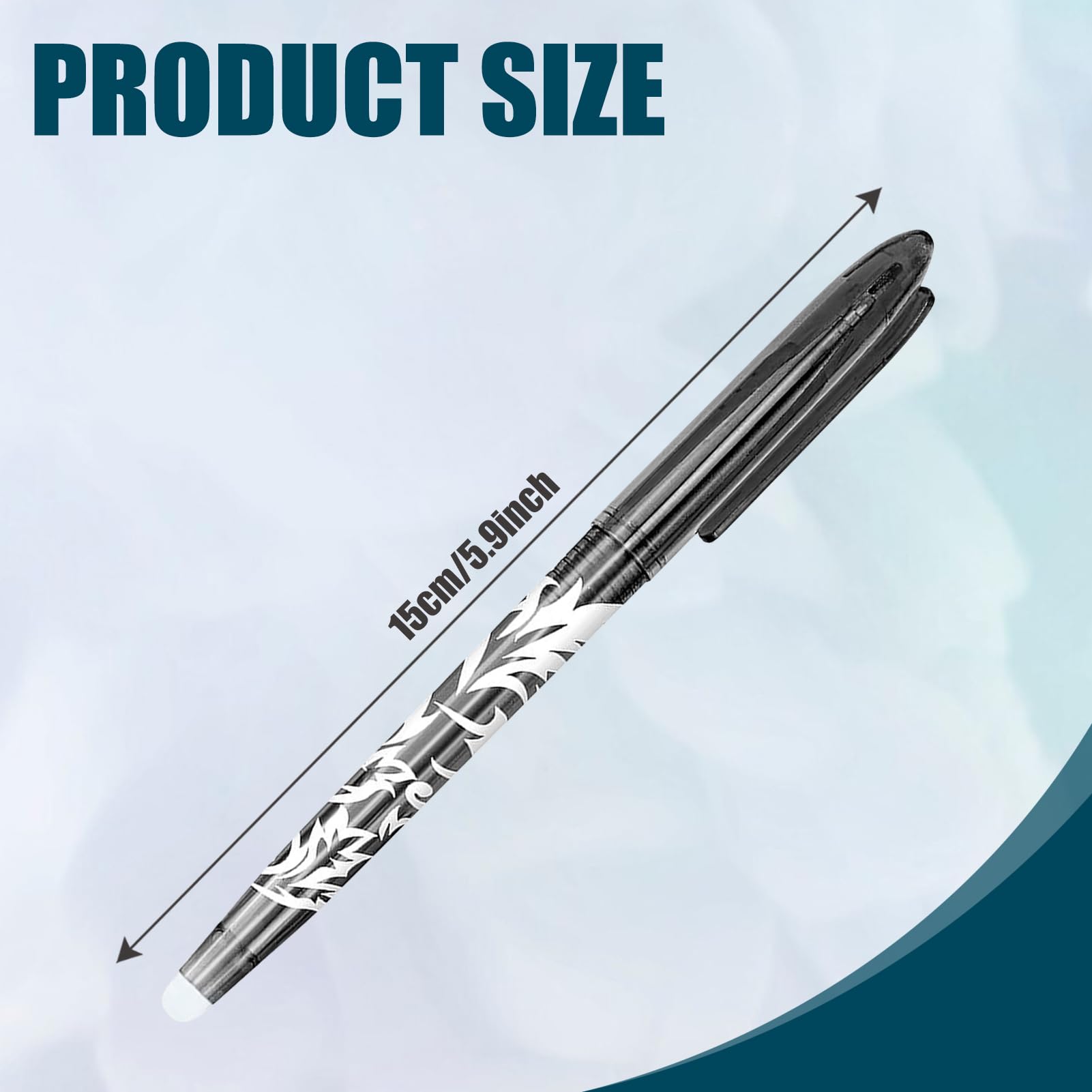 Finehenchi Erasable Pens, 8 Pcs Rub Out Pens - Image 2