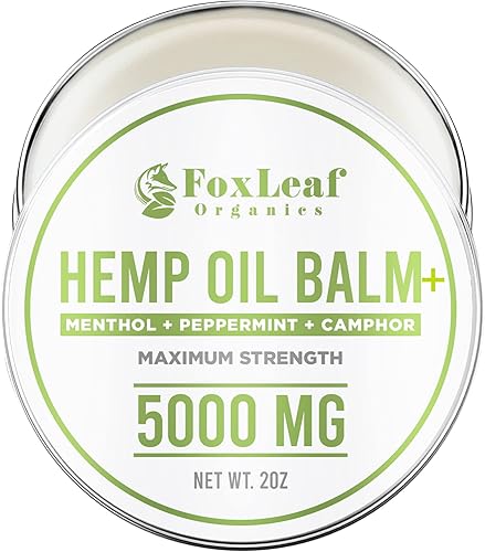 Bálsamo de aceite de cáñamo con árnica, alcanfor, mentol y menta, bálsamo refrescante a base de hierbas para músculos, articulaciones, rodillas,