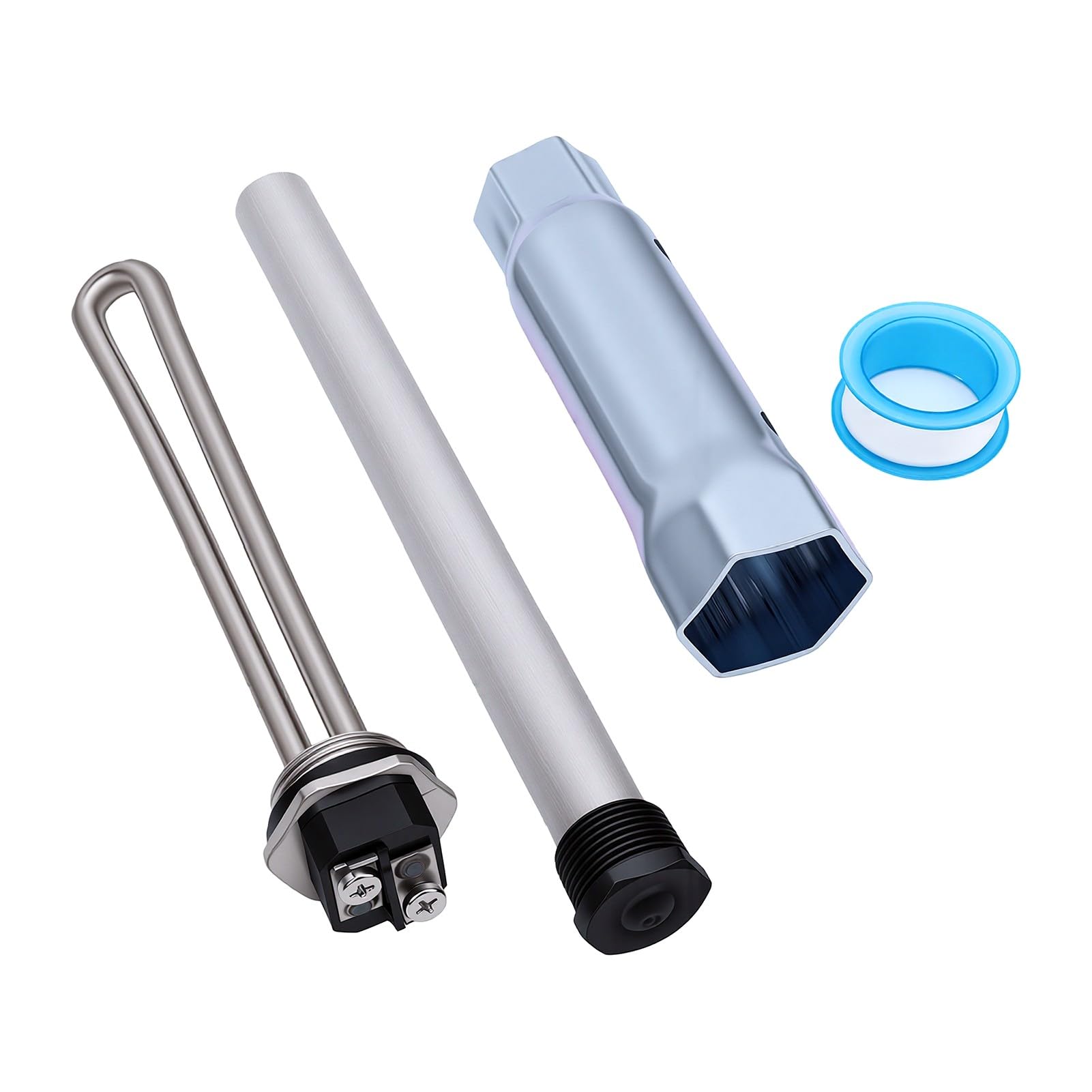 RV Water Heater Kit with 28cm Heating | Chiave a bussola in acciaio al carbonio, riscaldamento efficiente, adatta per , compatibile con Suburban