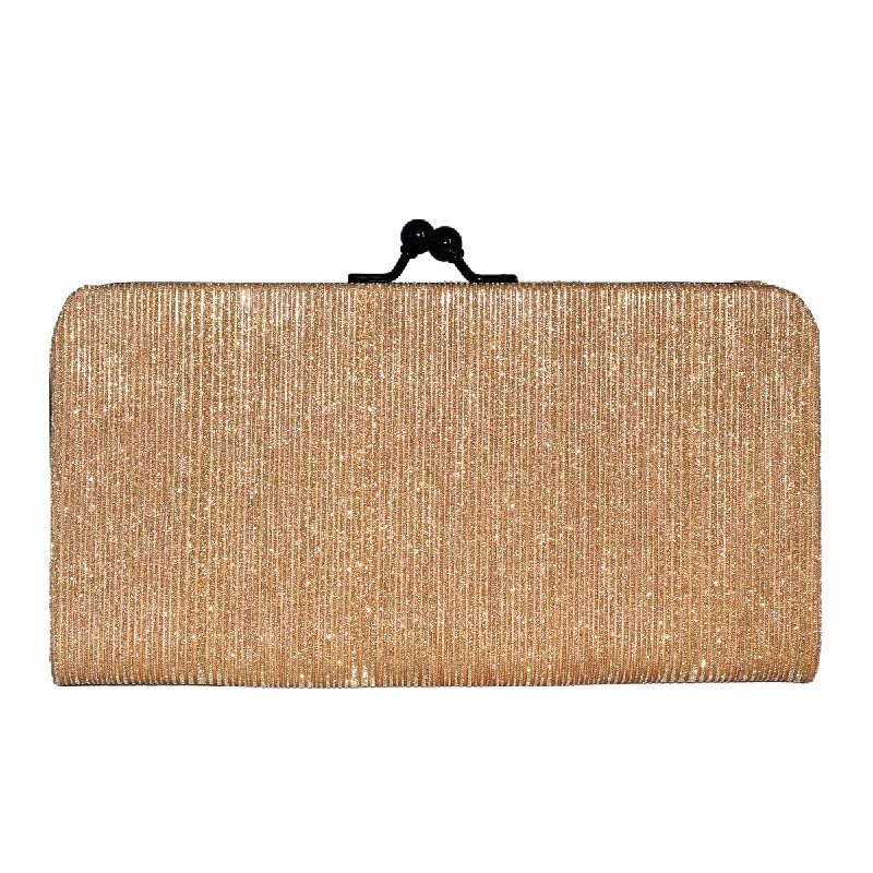 VRUGRA Collection Glitter Clutch Purses for Women Evening Bags and Cluthes with Twist Lock,Bride Purse for Wedding Clutch Handbag for Party(1 Unit)