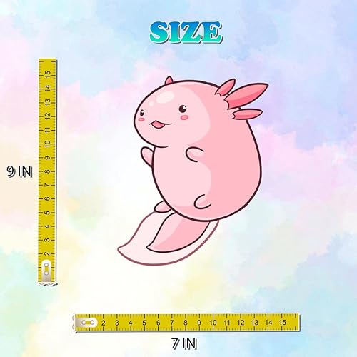 Miniatura 3 de Cartel de ajolote – Bonita decoración de fiesta de cumpleaños de ajolote rosa, guirnalda bajo el mar para niños, baby shower, suministros de fiesta