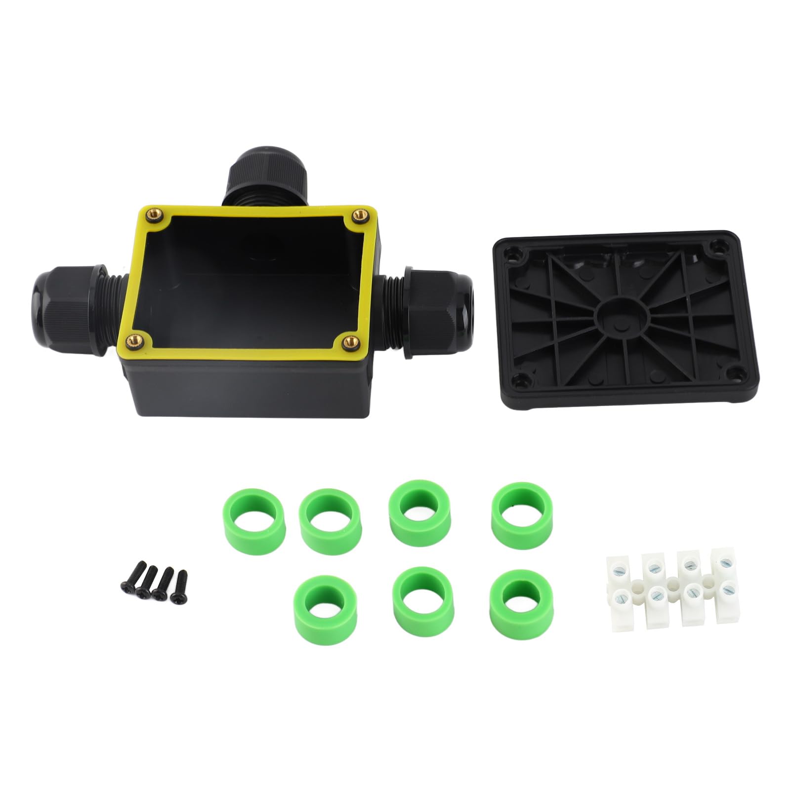 Boîte de Jonction IP68 M686 pour une Utilisation Extérieure - Boîte à Bornes électriques à 3 Voies et Connecteur de Câble d'atterrissage pour les Applications d'éclairage Extérieur, (T)