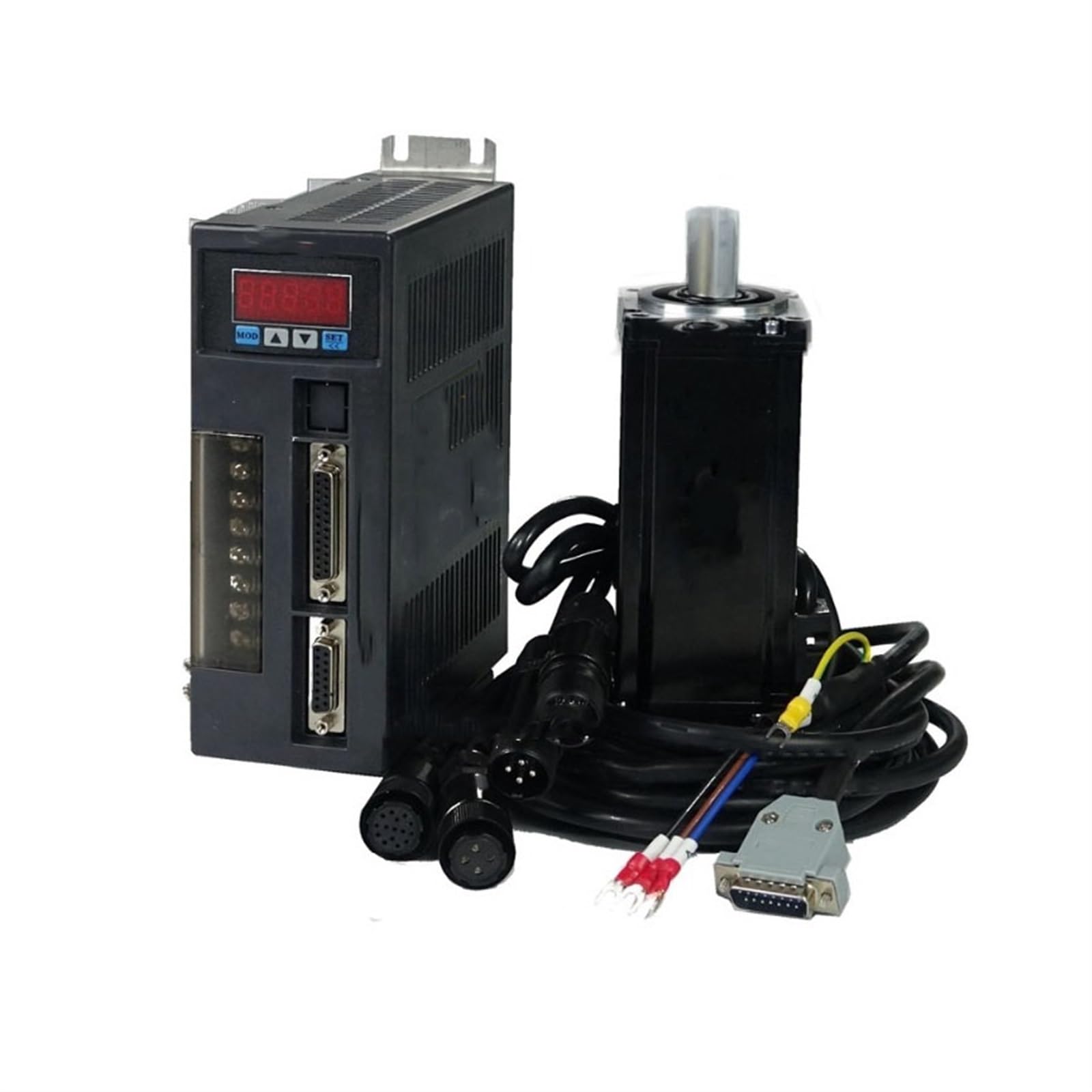 GTPBAO servo CNC Kit de servomoteur 600W, Cadre 60mm, 0,6kw, 1,91 nm, 3000 TR/Min, 220V, 60ST-M01930, Pilote de Sortie 15a Contrôleur Industriel