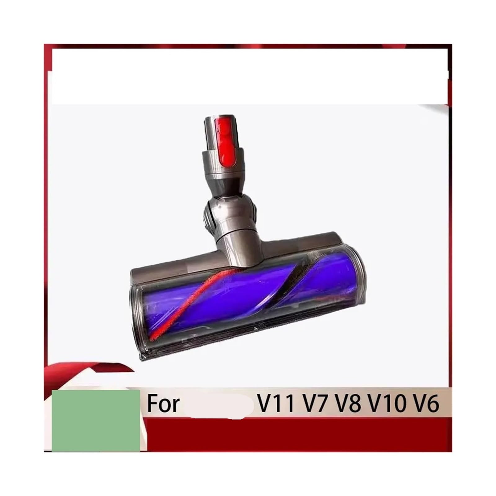 Aspiradora Con Cabezal De Succión, Compatible Con Dyson, V11, V7, V8, V10, V6, Cepillo De Suelo De Repuesto, Rodillo De Cepillo Esponjoso Directo.(D)