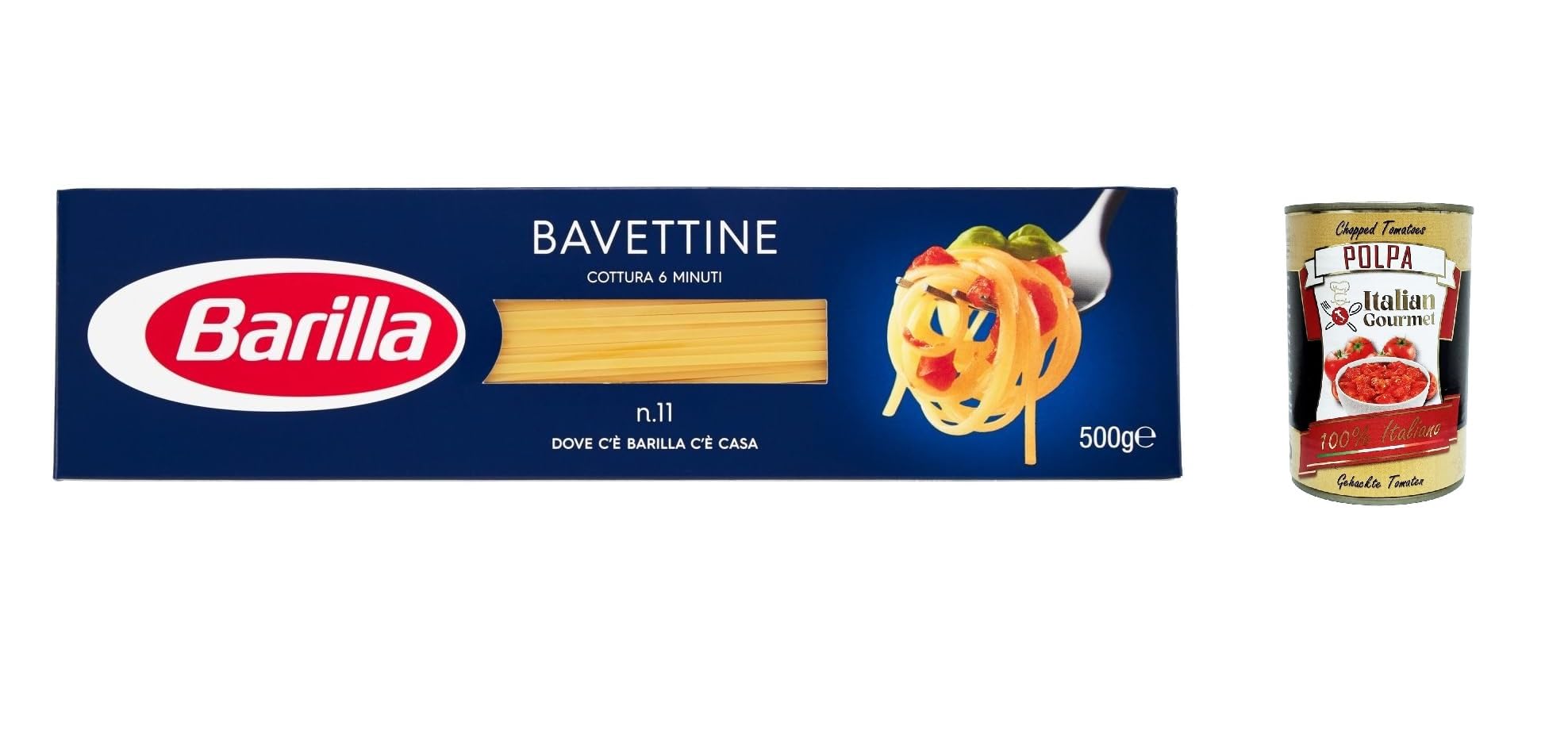 Italian Gourmet Bavettine N.11 pâtes italiennes de blé dur 20 x 500g