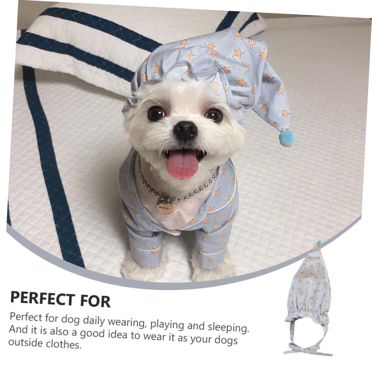 BESPORTBLE Pigiama Per Cane in Vestito Per Animale Domestico Cappello Costume Per Cane Per Casa Pigiama Per Animale Domestico