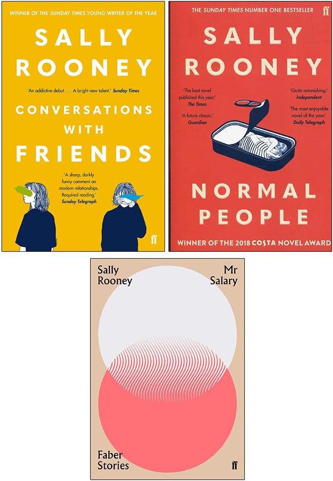 Sally Rooney 3 Books Collection Set ( Normal People, Conversations with Friends,Mr Salary)