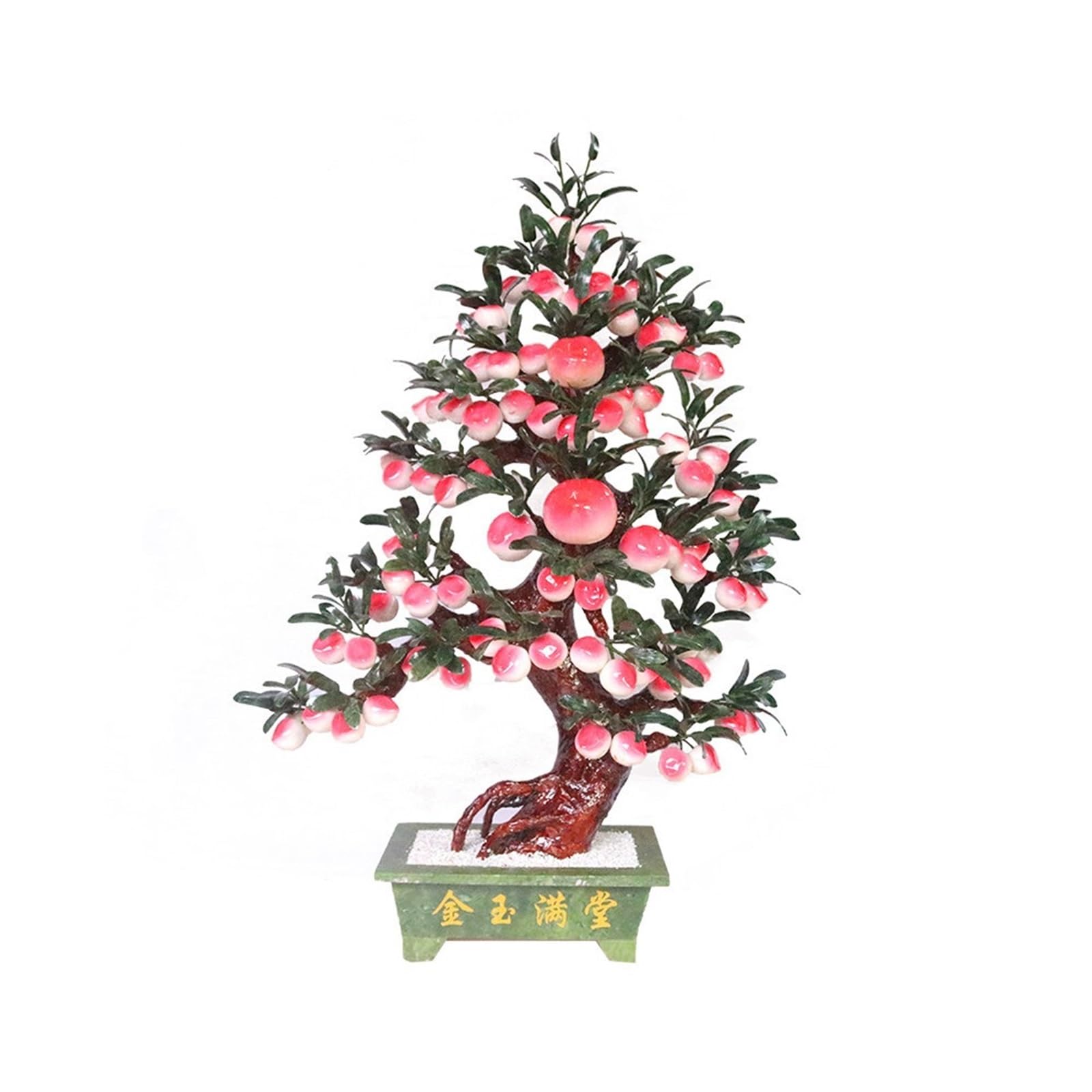 Artificial Tree Artificial Bonsai Tree - Jade bonsai Potted Plant for Home Office Tabletop Decor Aake Plants