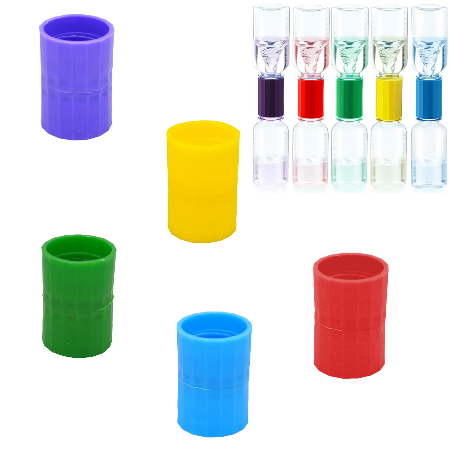 Norhogo 5pcs Experiment Tool Bottle Connector