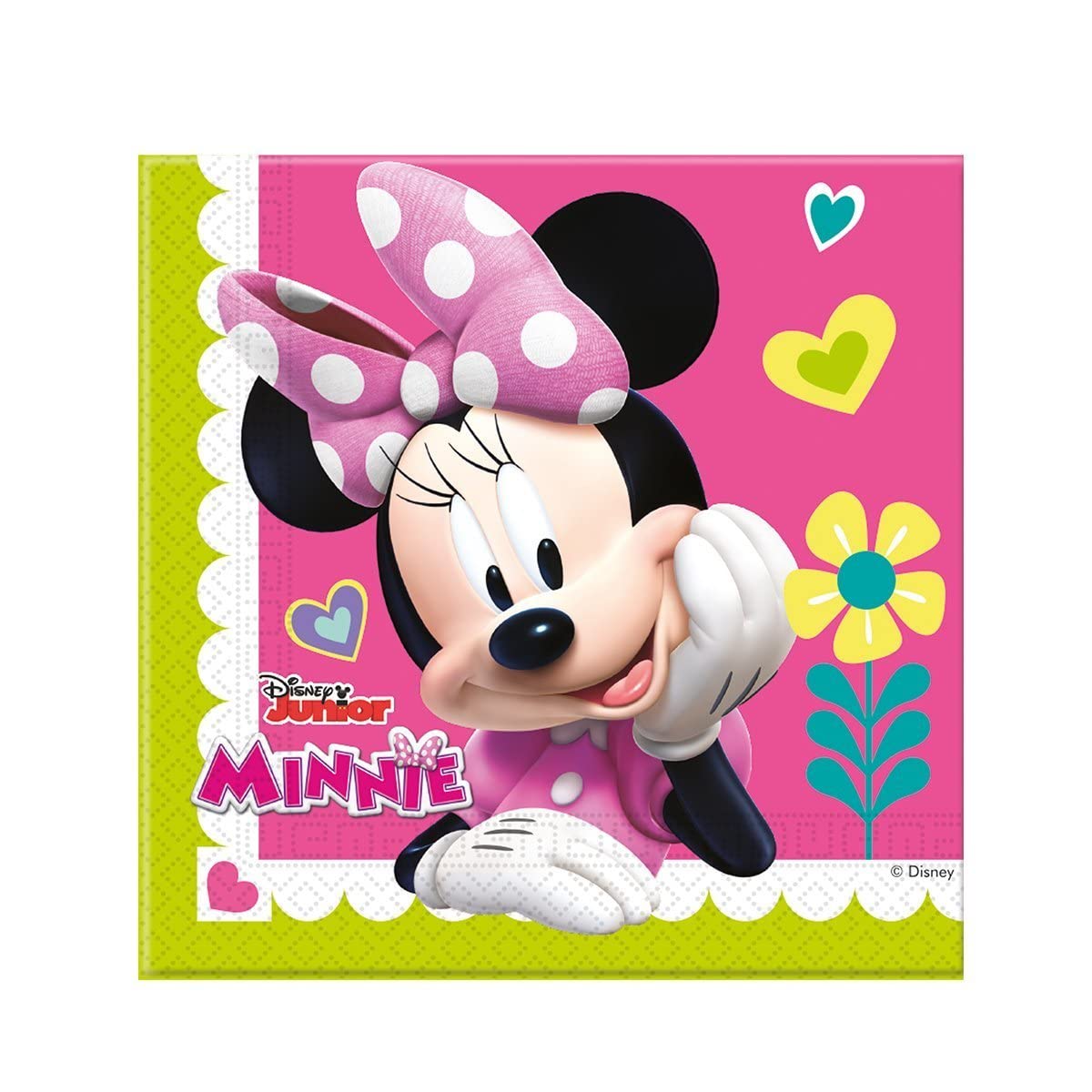 Folat - Minnie Mouse Happy Birthday Napkins - 33x33 cm - 20 pieces