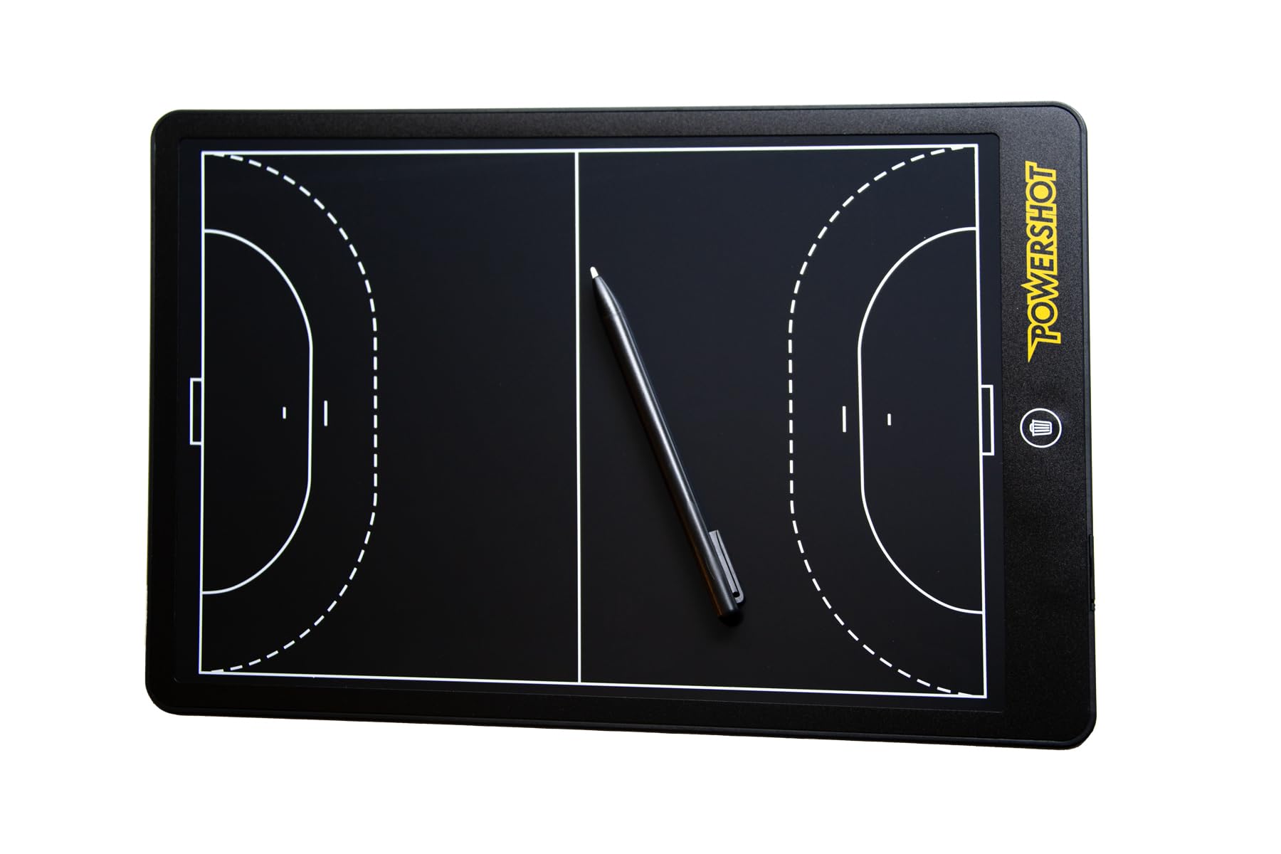 POWERSHOT Tableta/Pizarra táctica Eco-Responsable (sin Tinta) para Hanball - Balón Mano