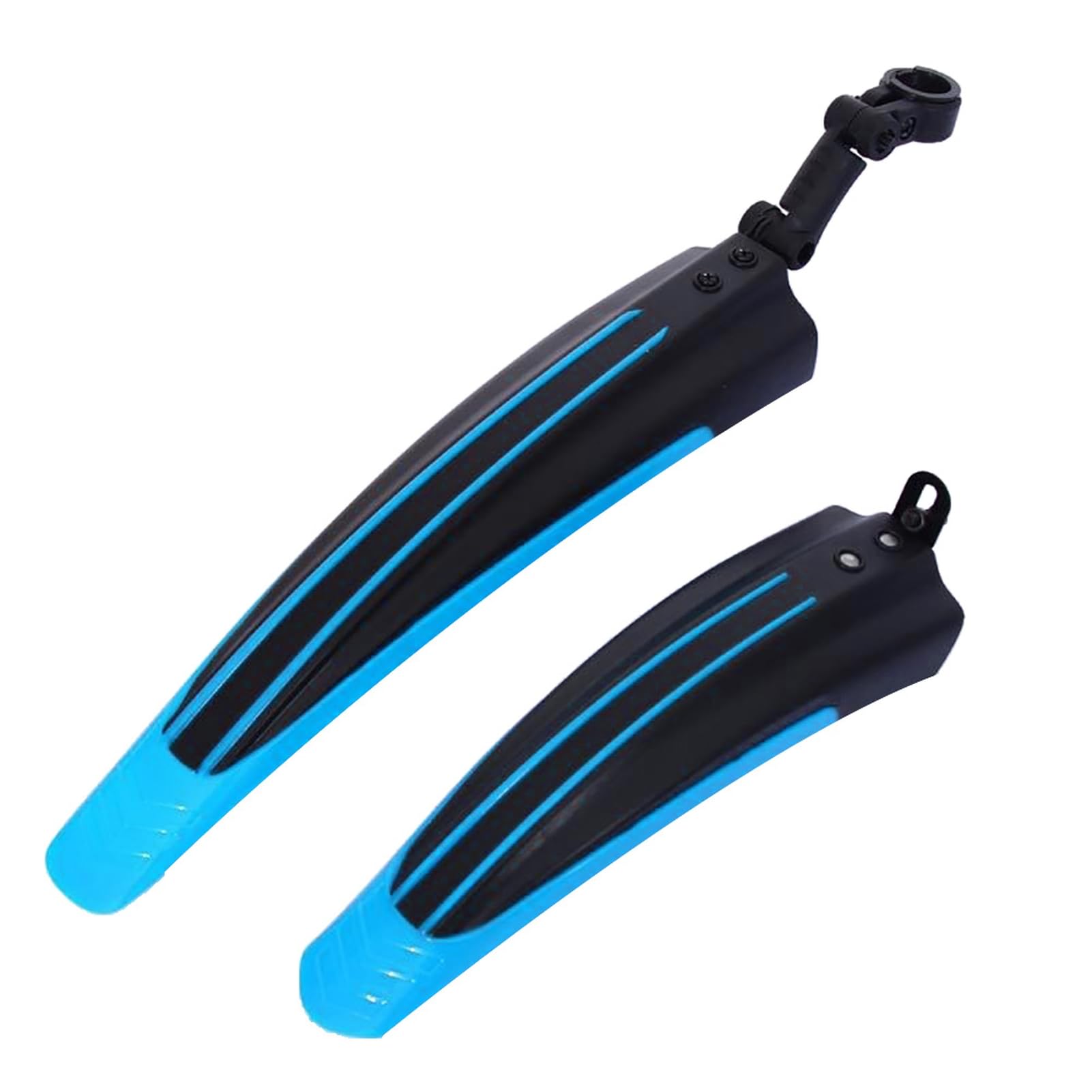 matumou 1 Pair Stylish MTB Bicycle Front Rear Mudguard Mountain Bike Plastic Fenders Set