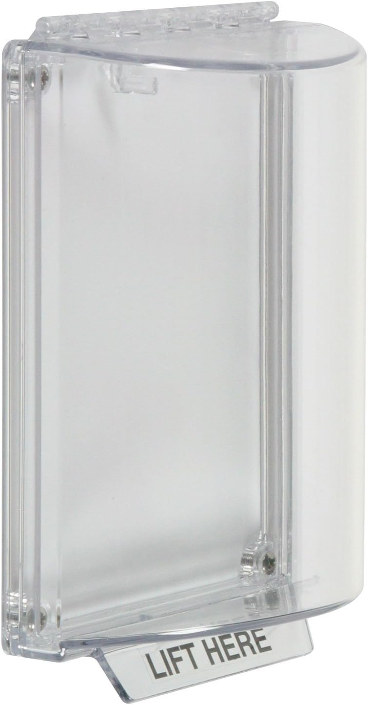 Safety Technology International, Inc. STI-13000NC Universal Stopper without Horn Housing, Flush, Clear , White
