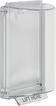 Safety Technology International, Inc. STI-13000NC Universal Stopper without Horn Housing, Flush, Clear , White
