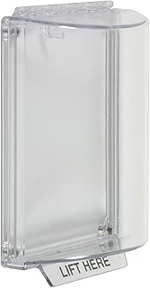 Safety Technology International, Inc. STI-13000NC Universal Stopper without Horn Housing, Flush, Clear , White